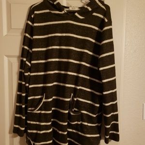 Hooded Tunic Army Green